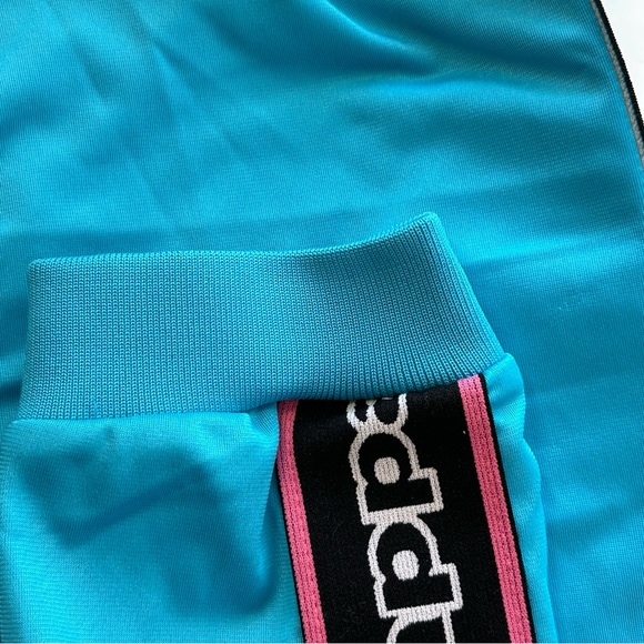 Kappa Logo Tape Alic 2  NWT Track Pants Regular Fit  8 Youth Blue Turkis - Picture 14 of 14